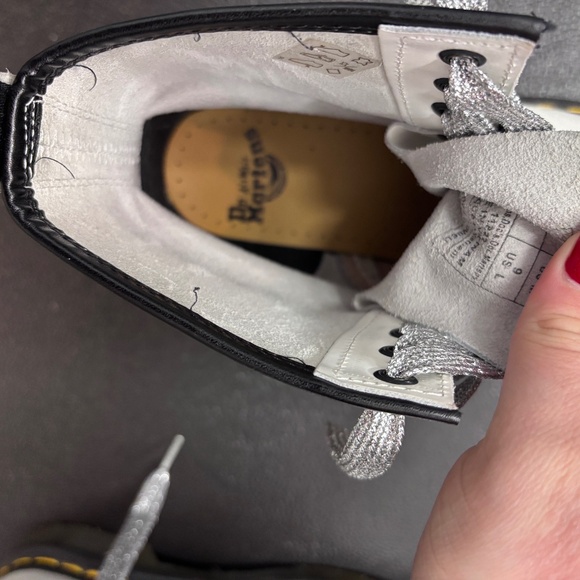 White Doc Marten Boots - Picture 2 of 7